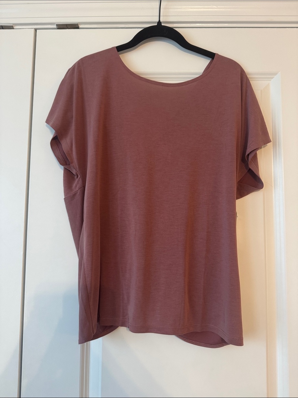 Lucky Brand Dusty Mauve Short Sleeve Crewneck Tee